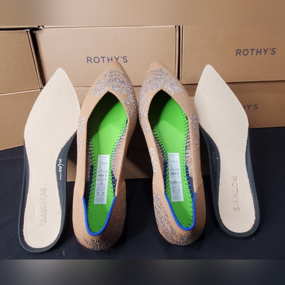 ROTHY'S THE POINT II IN BURNISHED BROWN - Picture 5 of 10